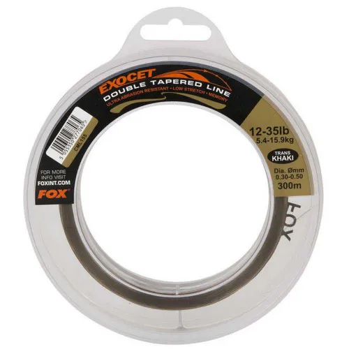 Exocet trans khaki double tapered line 0.30mm - 0.50mm x 300m (CML155) 