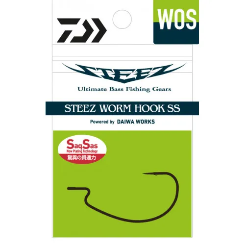 STEEZ WORM HOOK SS WOS #3/0 (17703-300) 