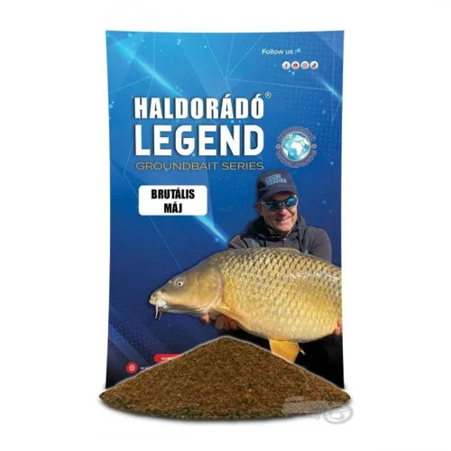 HALDORADO LEGEND GROUNDBAIT - BRUTAL LIVER 800g 