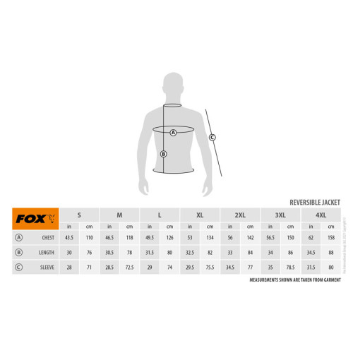 Fox Ltd Edition Reversible Camo Jacket - XL (CFX172) 