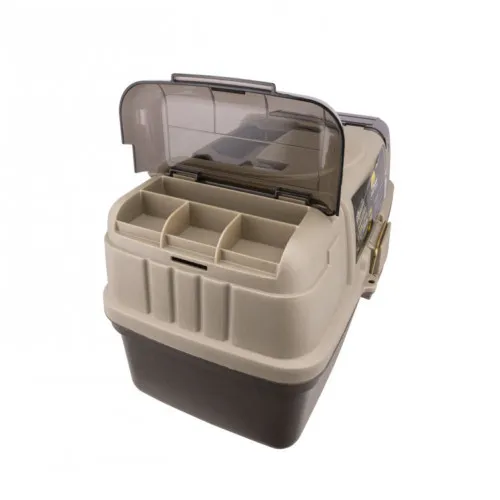 GUIDE SERIES TRAY TACKLE BOX 3-TRAY W/TOP ACCSS GRAPH/GRAY (PMC613403) 