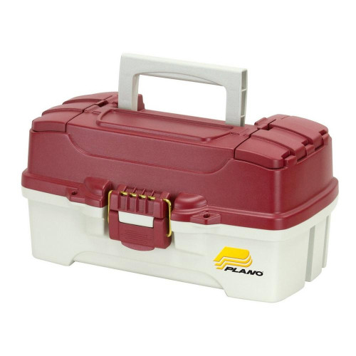 ONE-TRAY TACKLE BOX RED METALIC/OF-WHITE (PMC620106) 