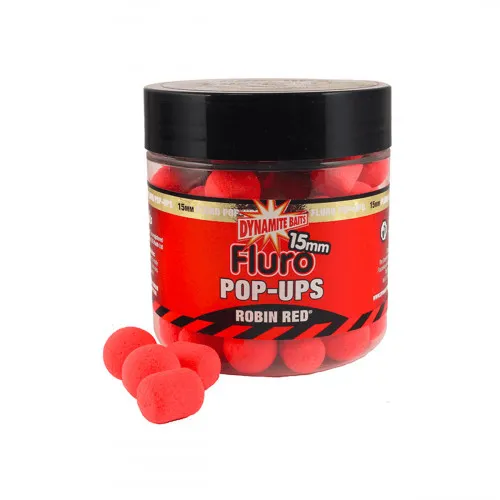 DYNAMITE BAITS Robin Red Fluro Pop Up 15mm (DY042) 
