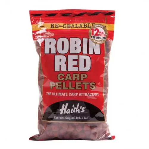 DYNAMITE BAITS Robin Red Carp Pellets 12mm (Pre-Drilled) 900g (DY083) 