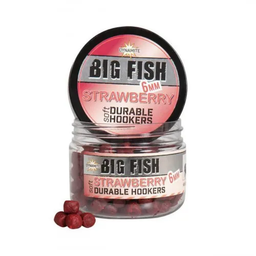 DYNAMITE BAITS Durable Hook Pellet 6mm - Strawberry (DY1663) 