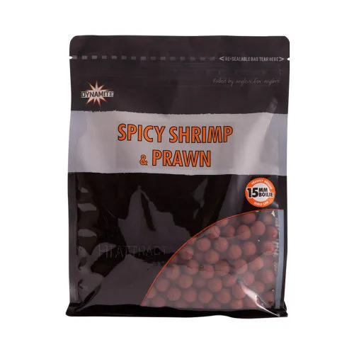 DYNAMITE BAITS Spicy Shrimp & Prawn (Krill) 15mm - 1kg (DY970) 