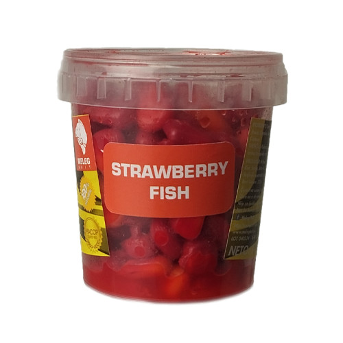 DIPPED BOOSTED CORN 110g STRAWBERRY FISH 