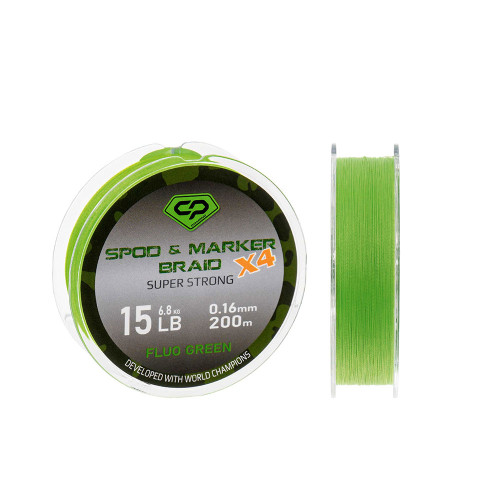 DIAMOND SPOD & MARKER BRAID FLUO GREEN (CPDSMBG) 