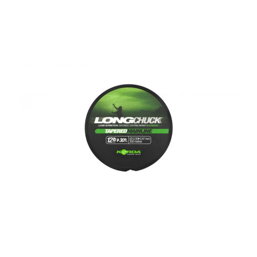 LONGCHUCK TAPERED MAINLINE GREEN 12-30lb/0.30-0.47mm (KDCM13) 
