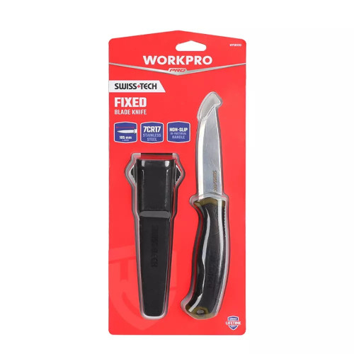 Workpro x Swiss tech 4-incni bodez sa plasticnim koricama 