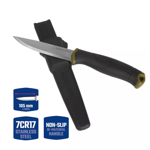Workpro x Swiss tech 4-incni bodez sa plasticnim koricama 