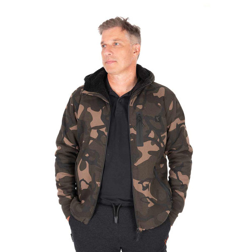 Camo full zip prem sherpa 310 hoodie - XXXL (CFX527) 