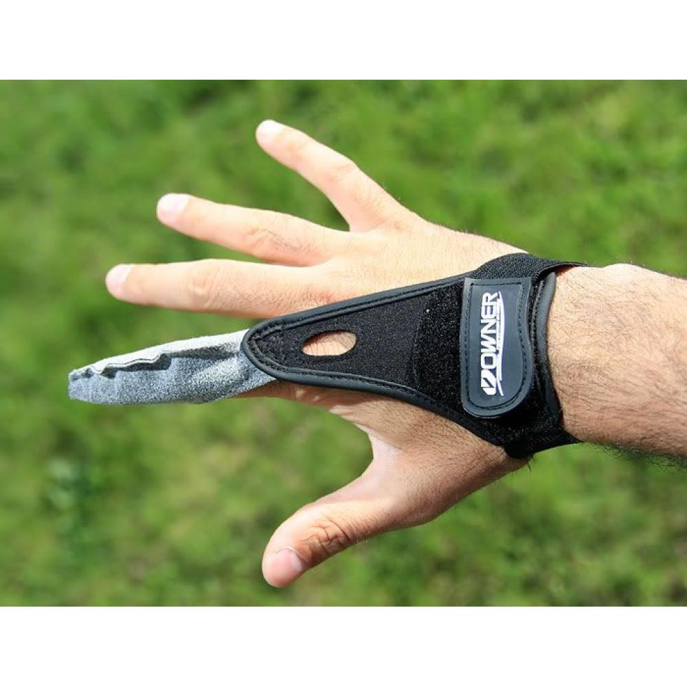 OWNER FISHING GLOVE (FINGER GUARD) 9649 SIZE M 