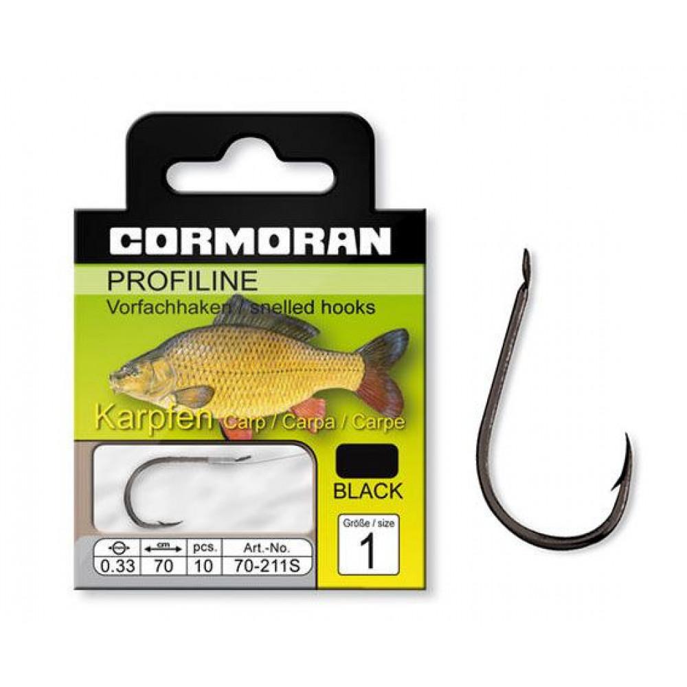 PROFILINE BLACK CARP HOOK SIZE 1 (70-211S033-1) 