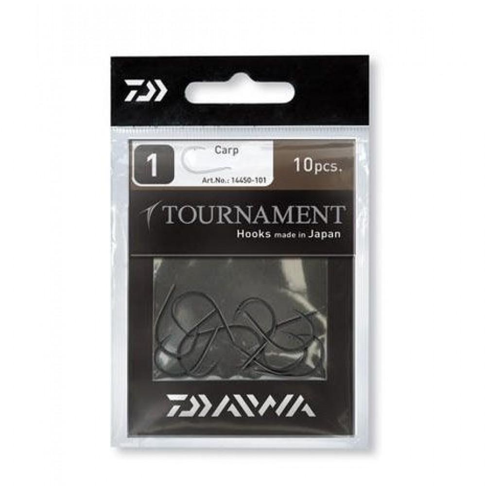 TOURNAMENT CARP HOOK SIZE 2, LOOSE (14450-102) 