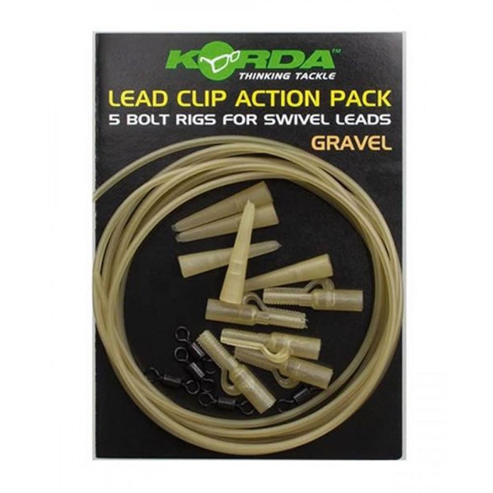 LEAD CLIP ACTION PACK GRAVEL (KLCAPG) 