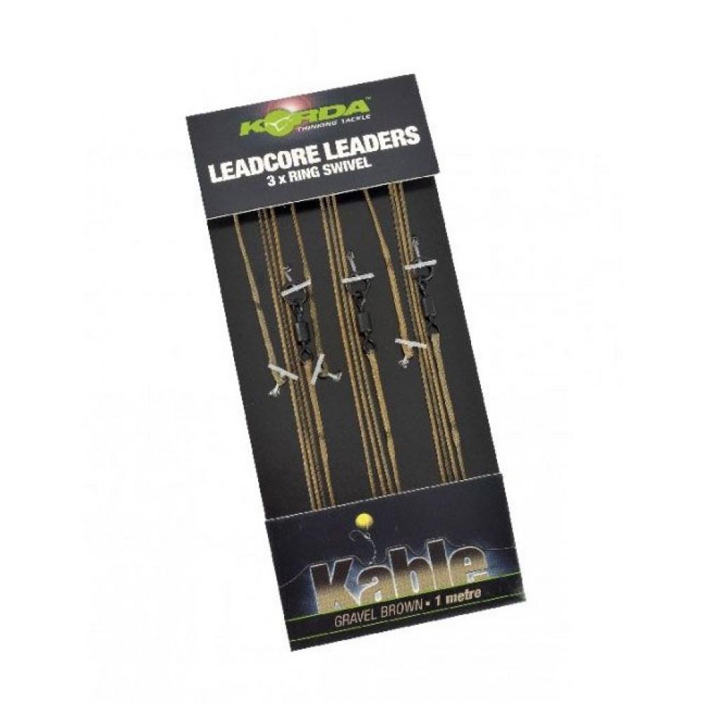 LEADCORE LEADER RING SWIVEL GRAVEL (LLRSG) 