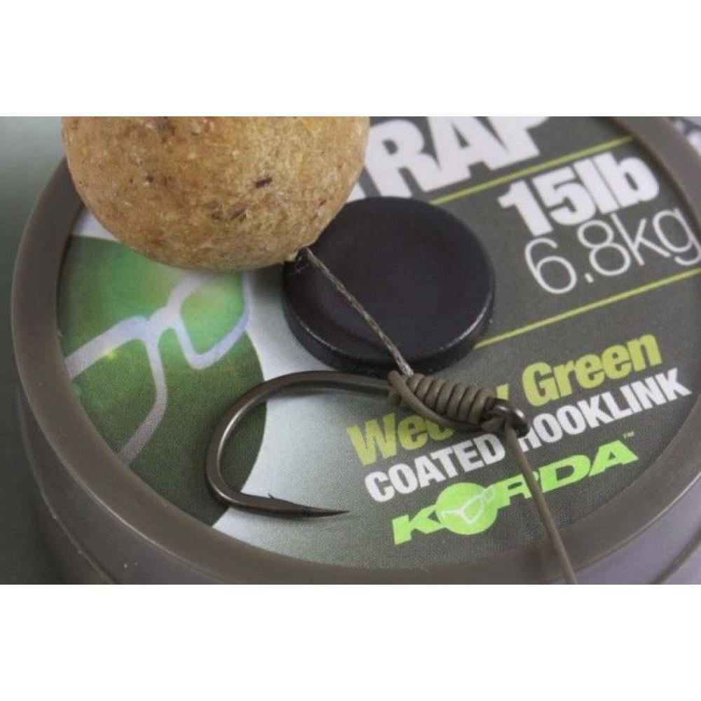 N-TRAP SOFT HOOKLINK 20lb 20m WEEDY GREEN (KNT02) 