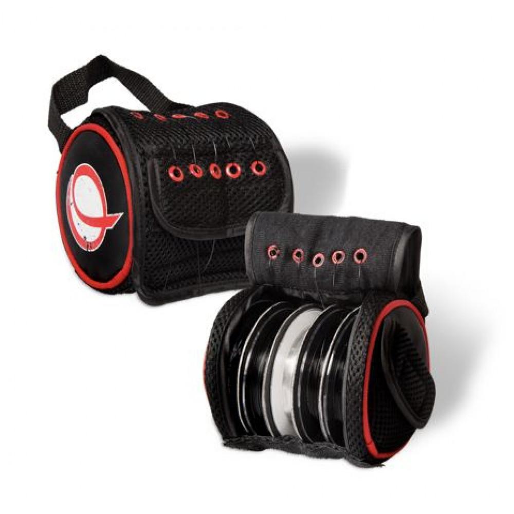 LEADER DISPENSER BAG 10X10cm BLACK/RED (8517043) 