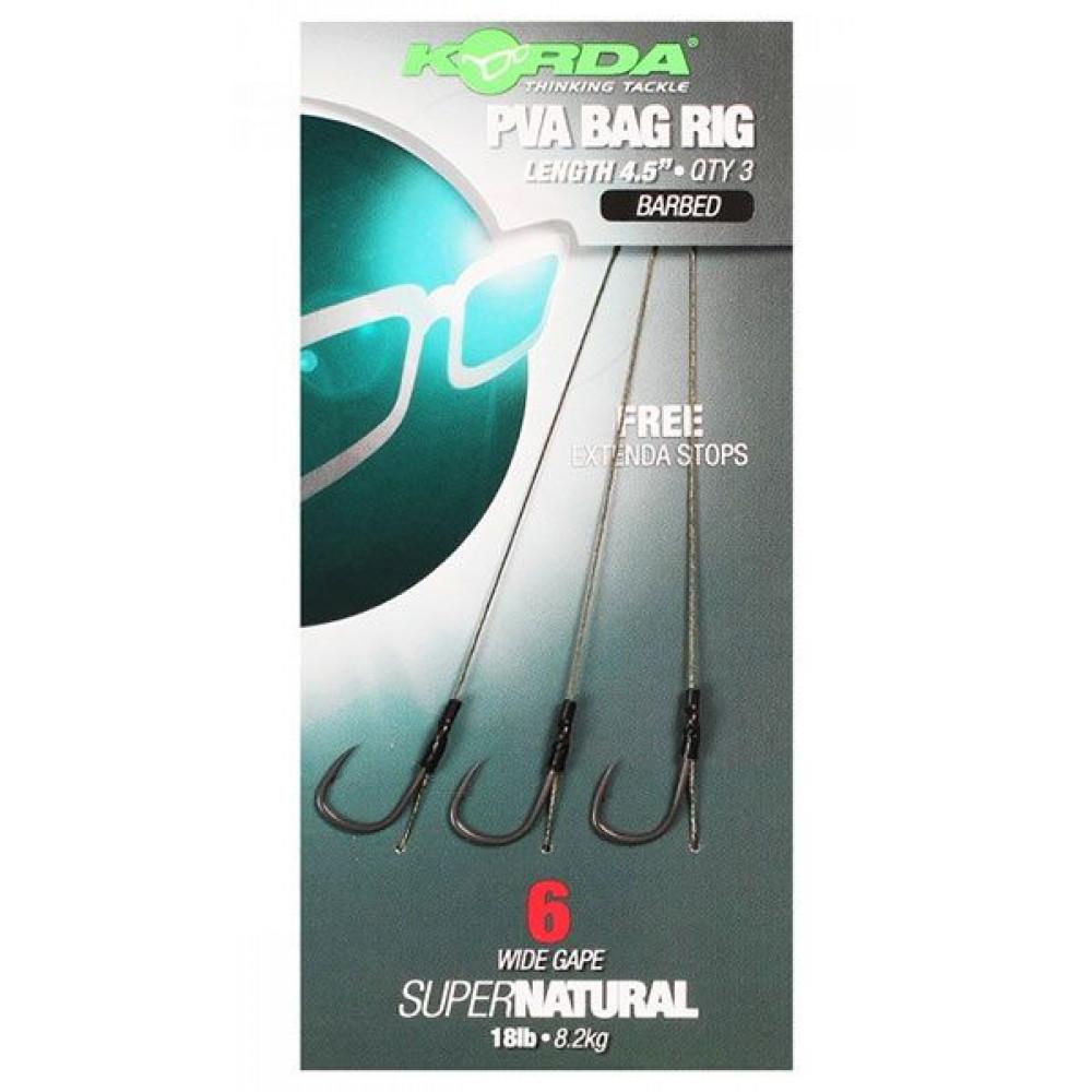 SOLIDZ PVA RIG SIZE 4 WIDE GAPE 16lb (KCR104) 