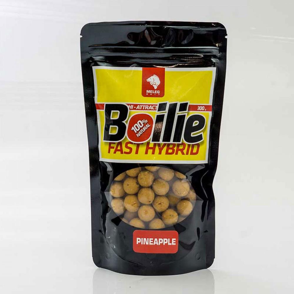 FAST HYBRID BOILIE 1kg 14mm - PINEAPPLE 