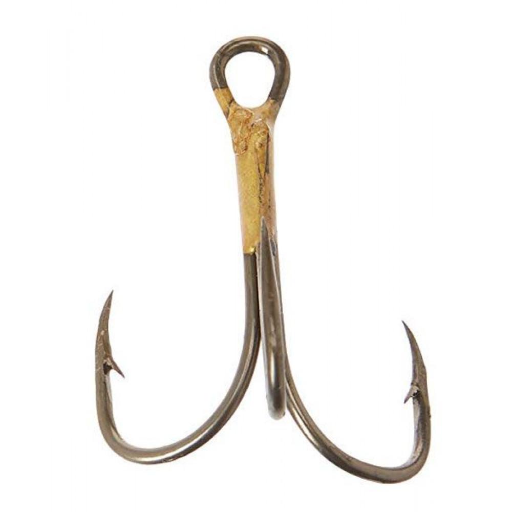 2X TREBLE REG SHANK CURVED POINT BRONZE - 374AH-4 