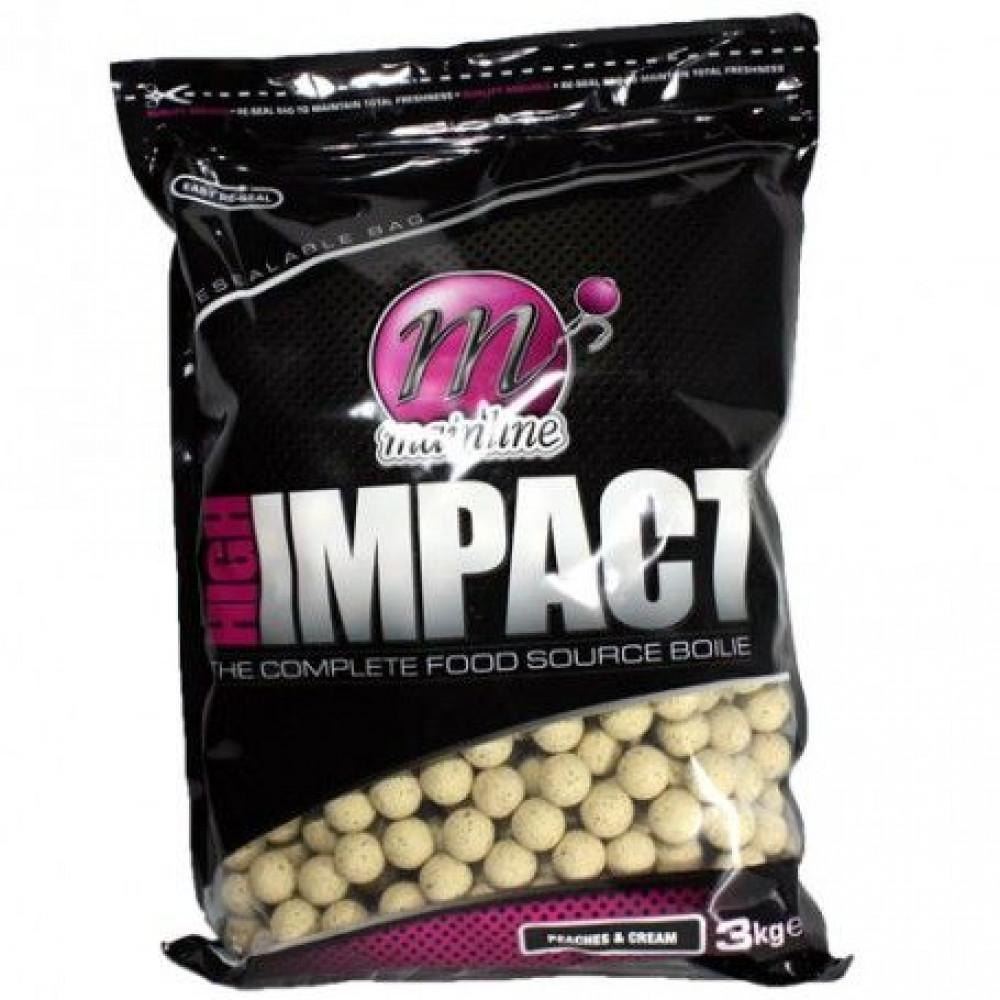 HIGH IMPACT BOILIES PEACHES & CREAM 15mm 1kg (M23036) 
