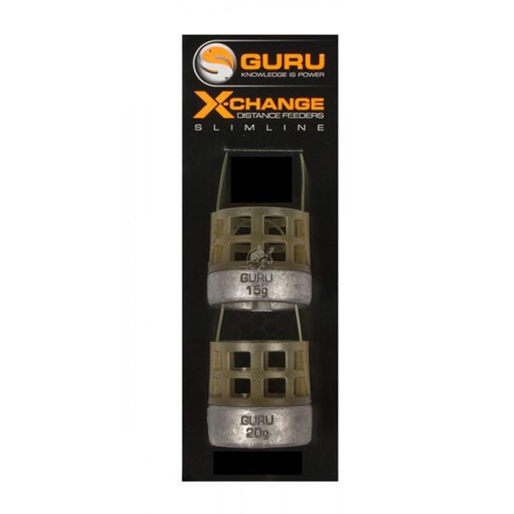 GURU SLIMLINE X-CHANGE DISTANCE FEEDER MEDIUM 35g + 40g (GAD21) 