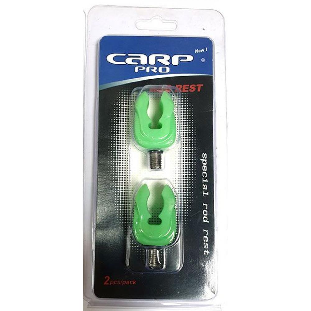 FLUO SOFT RUBBER ROD REST-2pcs (FX6111-004) 