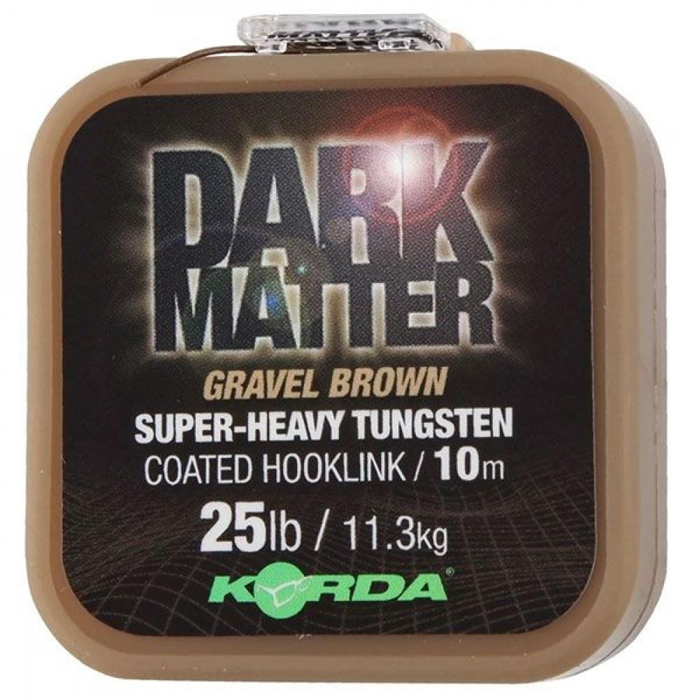 DARK MATTER TUNGSTEN COATED BRAID GR. BROWN 18lb 10m (KDMCG18) 