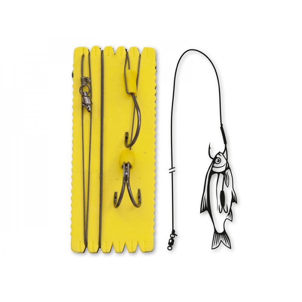 BOUY AND BOAT GHOST DOUBLE HOOK RIG XL 100kg 1.40m #7/0 (4336125) 