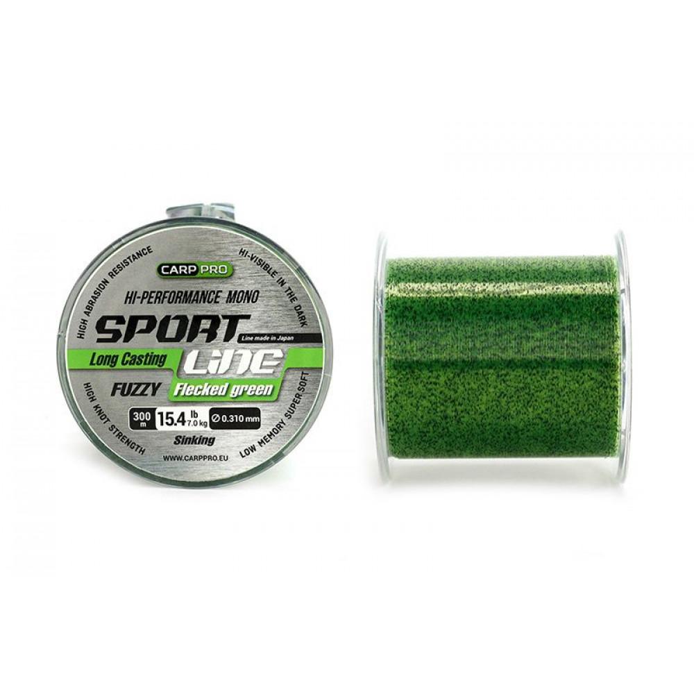 SPORT LONG CAST 300m 0.310mm FLECKED GREEN (CP2403-0310) 