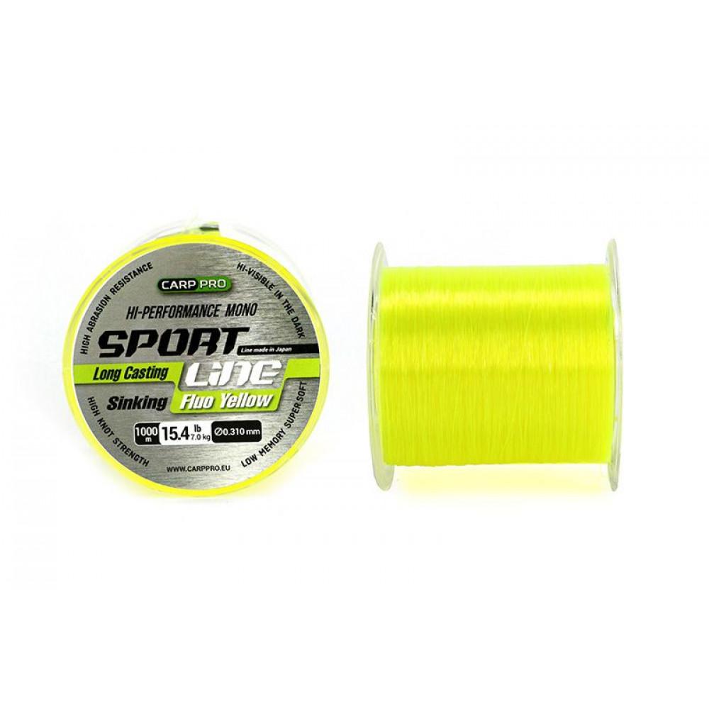 SPORT LONG CAST 1000m 0.286mm FLUO YELLOW (CP2110-0286) 