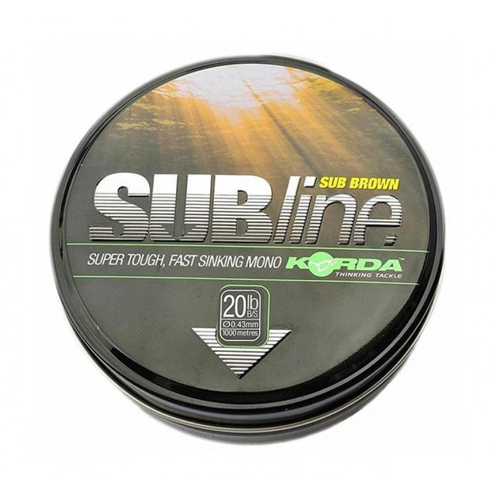 SUBLINE ULTRA TOUGH 1000m 20lb 0.43mm BROWN (SUB20B) 