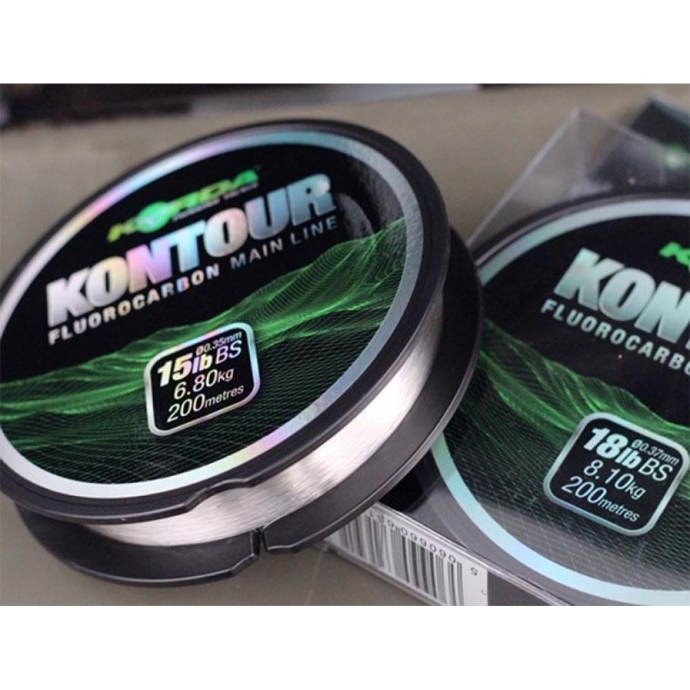 KONTOUR FLUORCARBON 18lb 0.37mm 200m (KFLU03) 