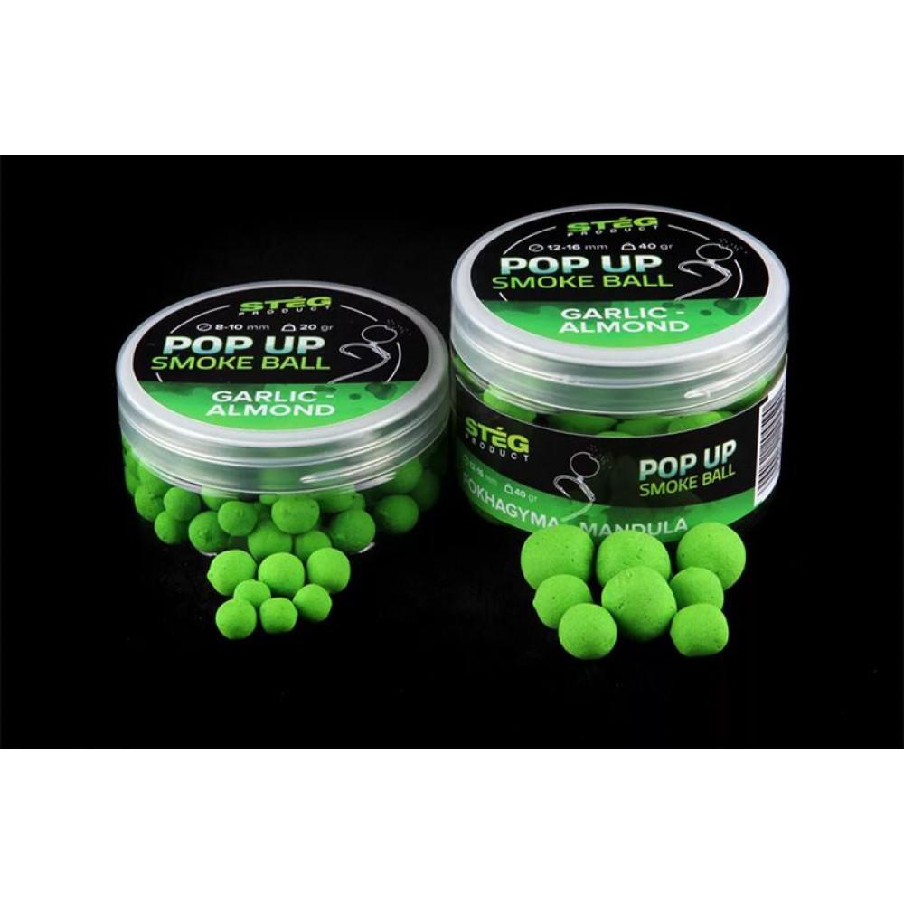 POP UP SMOKE BALL 12-16mm GARLIC - ALMOND 40g (OLD-SP171352) 