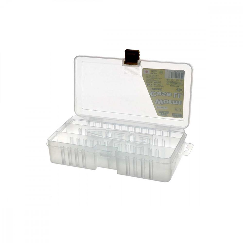 PLASTIC BOX WORM CASE LL (W-LL) Clear 