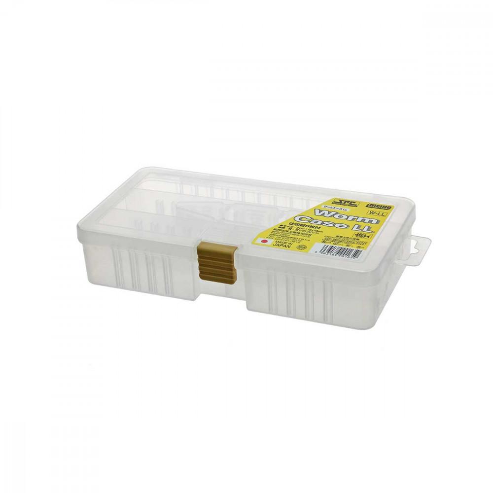 PLASTIC BOX WORM CASE LL (W-LL) Clear 