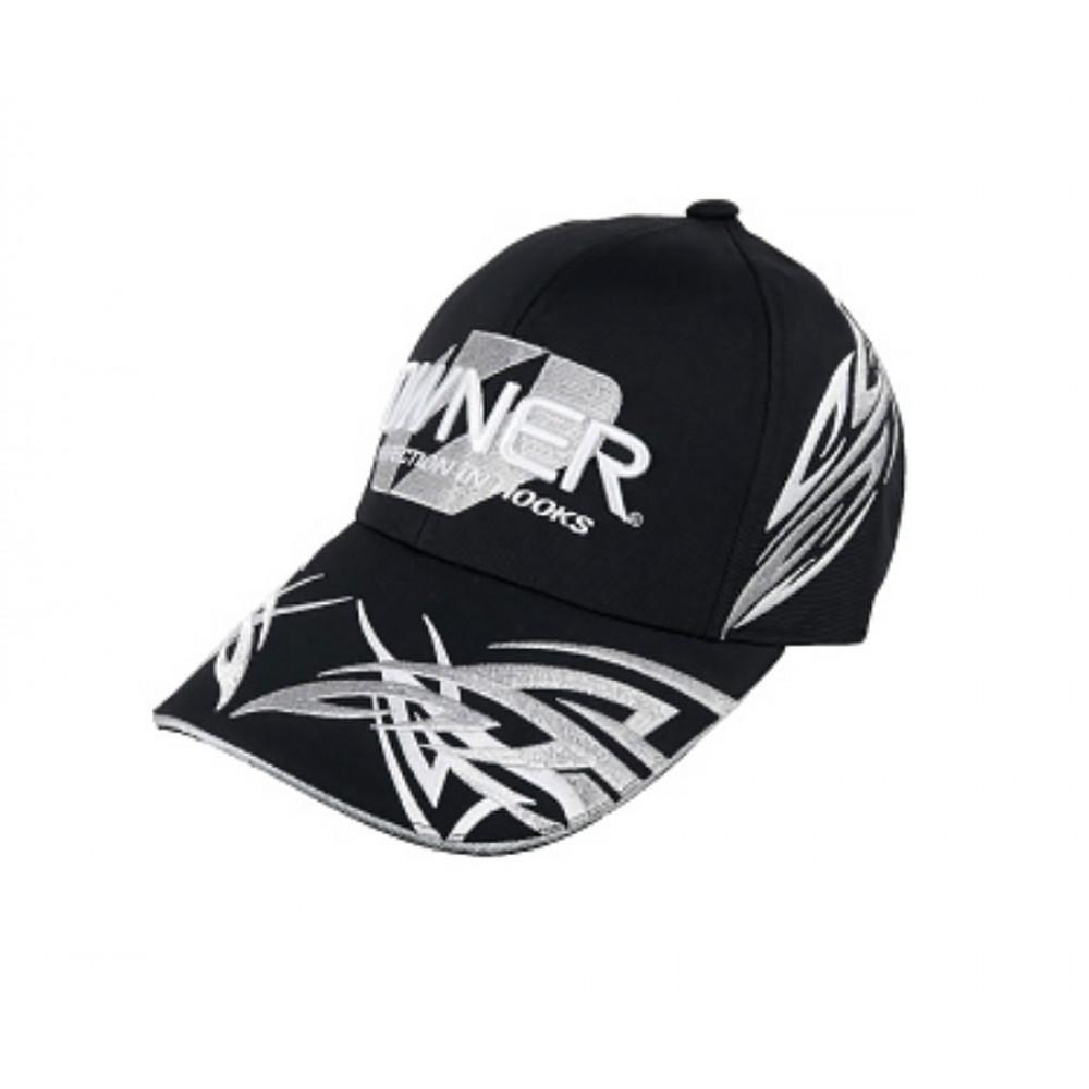OWNER NYLON CAP 9824-2 BLK/SLV 