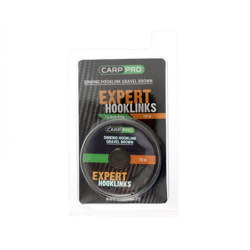 SINKING HOOKLINK GRAVEL BROWN 10m 25lb (CP3810-025) 