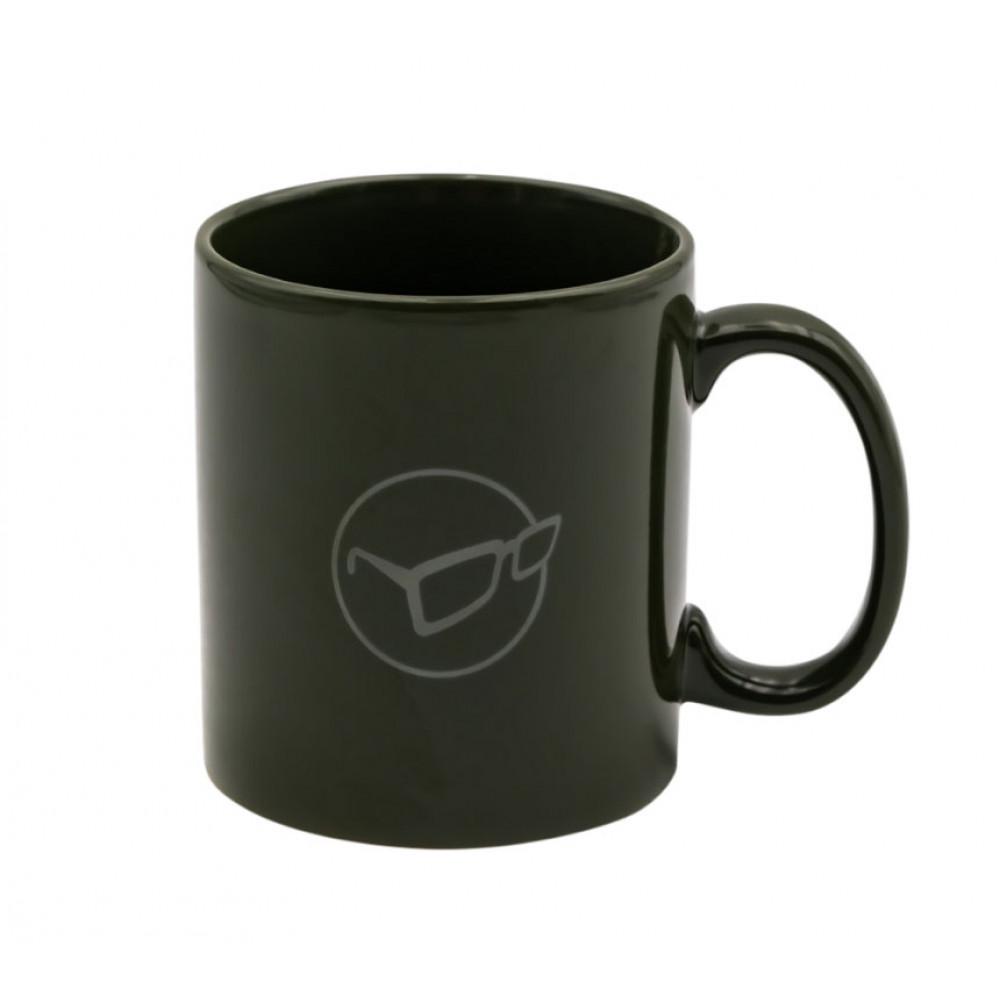 MUG GLASSES LOGO OLIVE (KLUG14) 