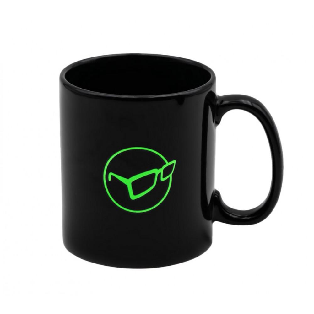 MUG GLASSES LOGO BLACK (KLUG15) 