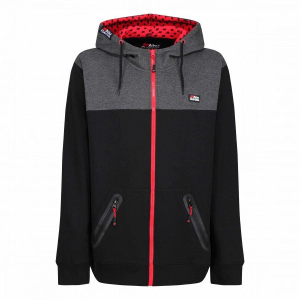 ABU GARCIA ZIPPED HOODY GREY L (1551269) 