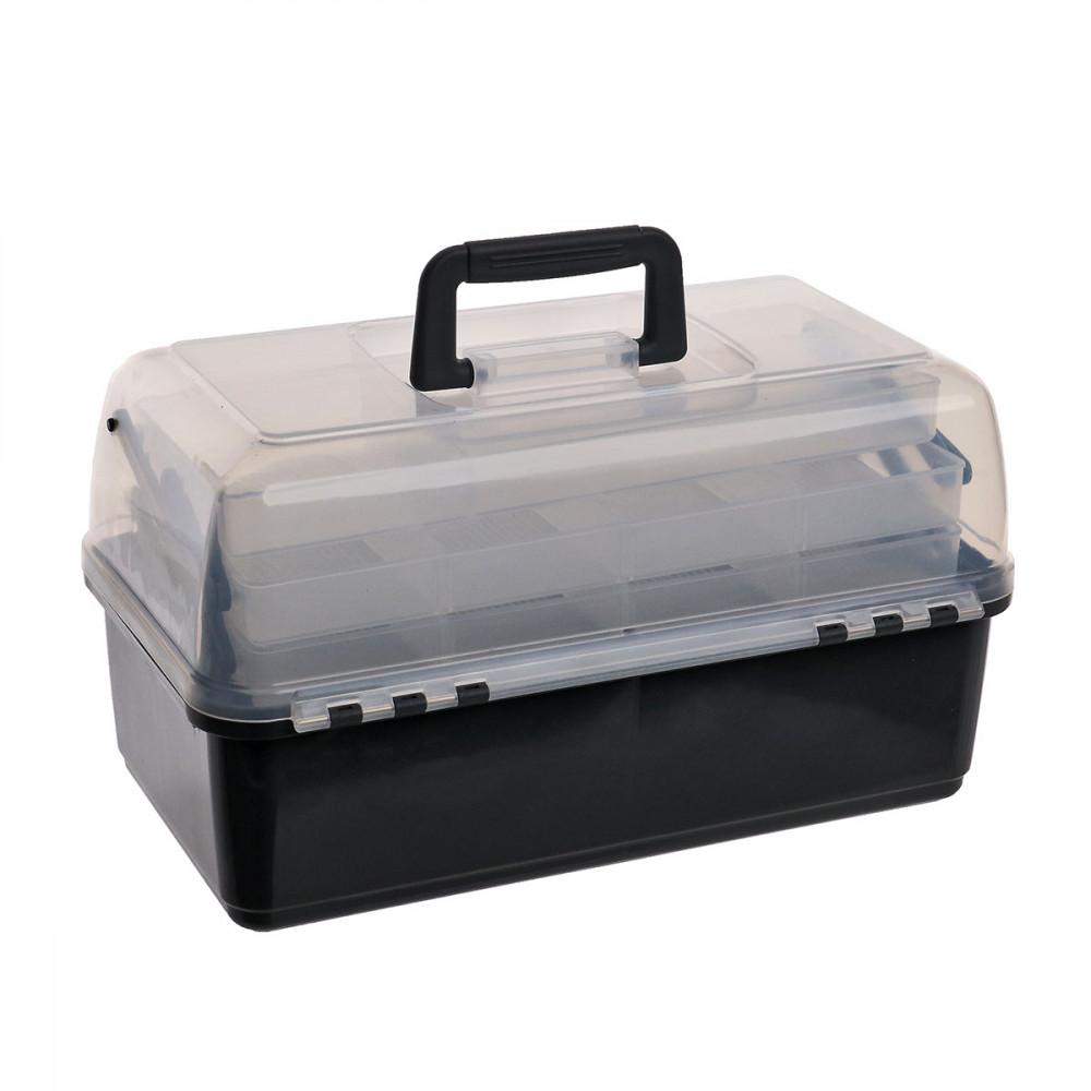 PLASTIC BOX FIT BOX 3030 (=NEW TROUT 3030) Gray 