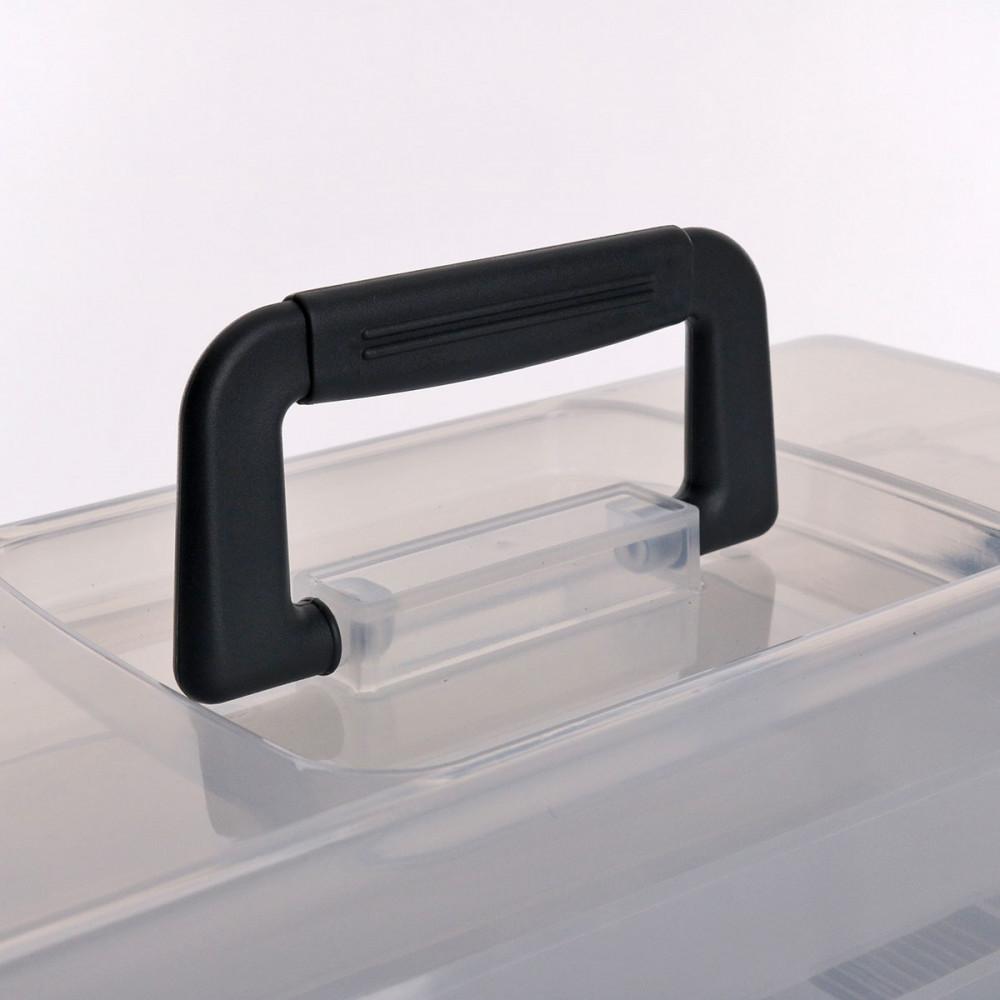 PLASTIC BOX FIT BOX 3030 (=NEW TROUT 3030) Gray 