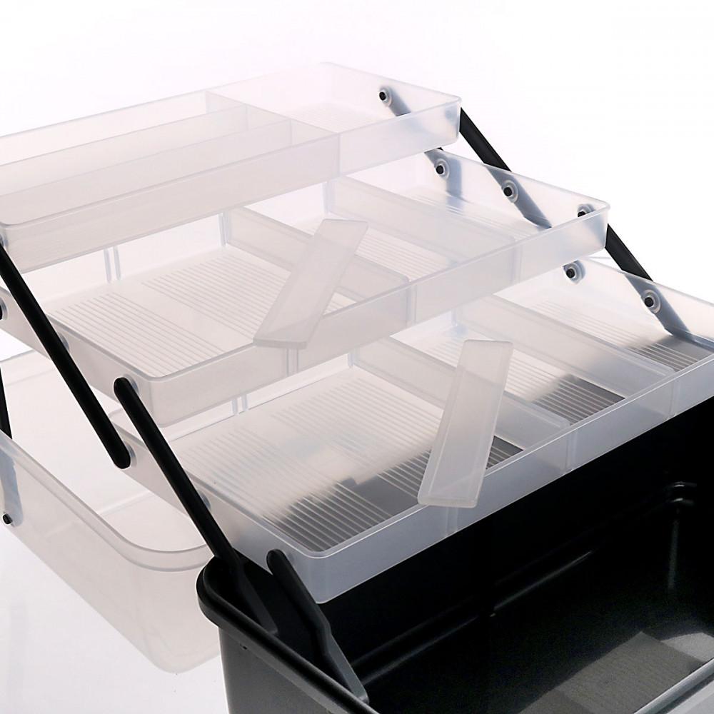 PLASTIC BOX FIT BOX 3030 (=NEW TROUT 3030) Gray 