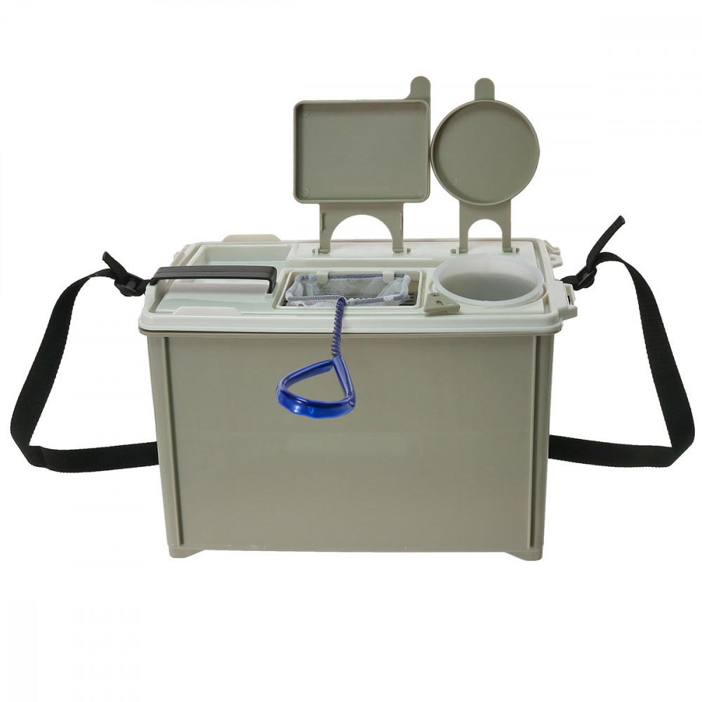 PLASTIC BOX IKIESA BAG S Gray 