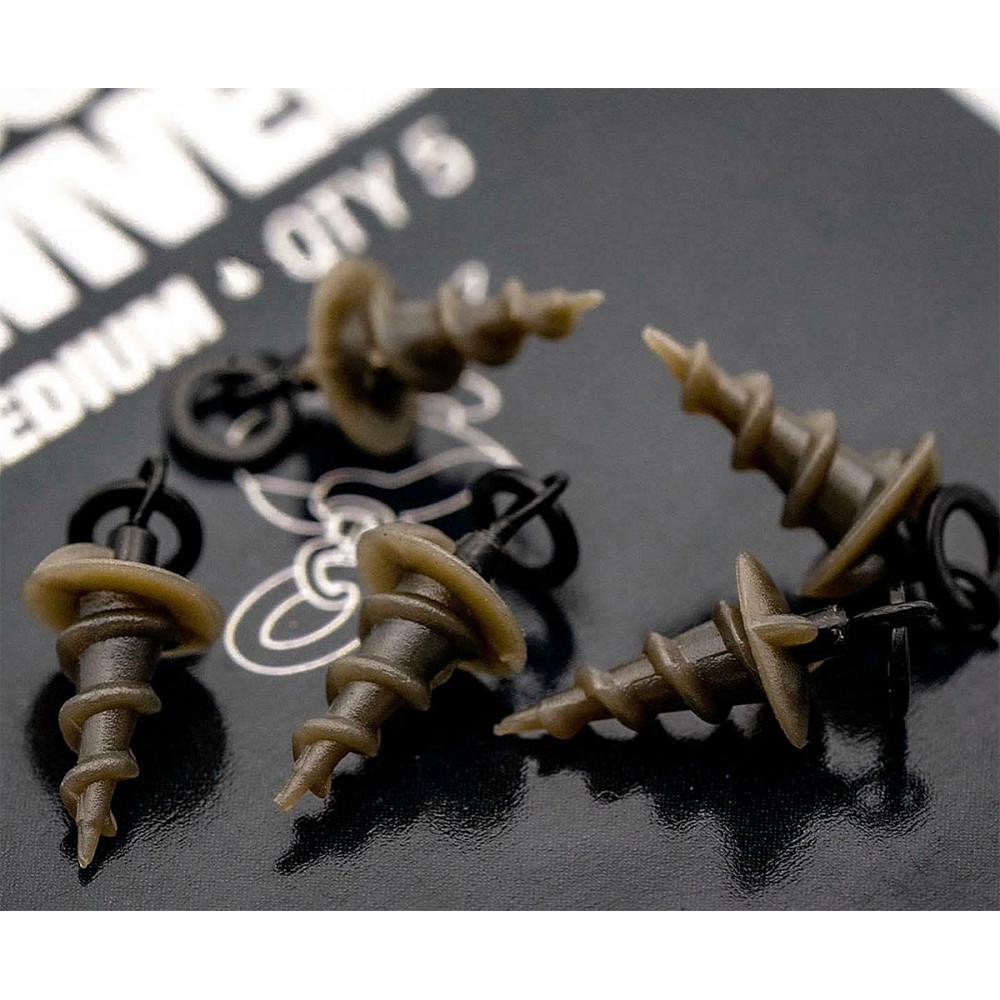 MICRO RING SWIVEL BAIT SCREW MEDIUM - 5pcs (KMW008) 