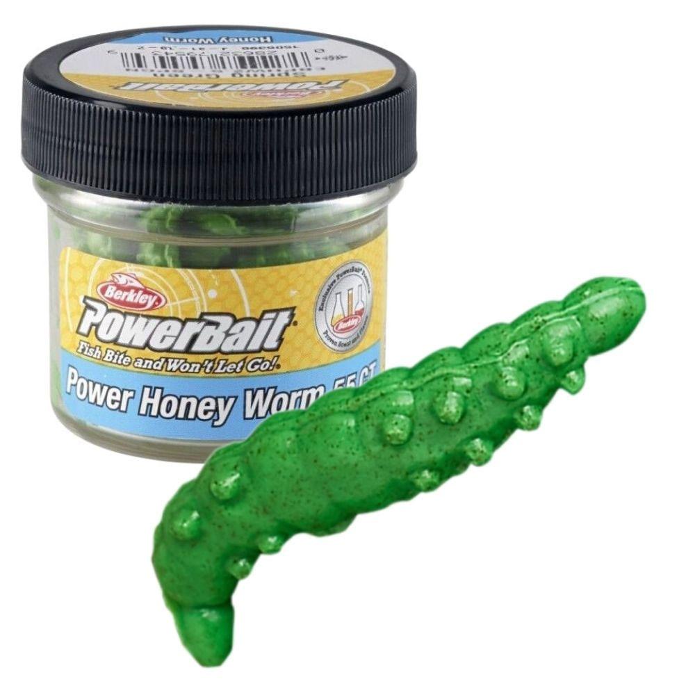 POWERBAIT HONEY WORMS 25mm SPRGRN (1506398) 