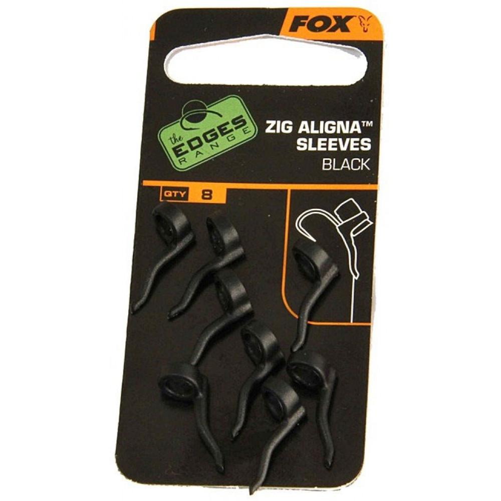 Zig Aligna sleeves x 8 black (CAC470) 